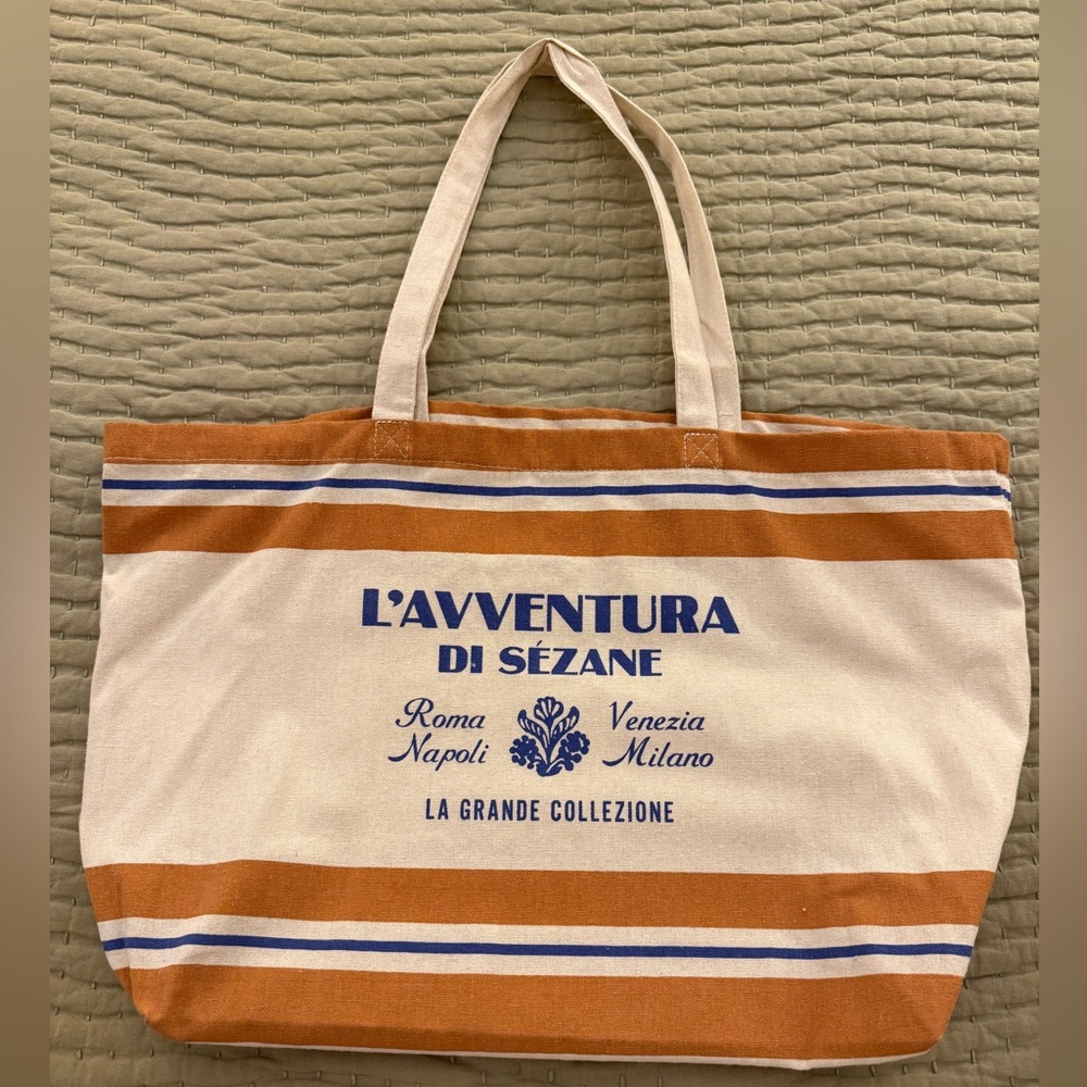 Sezane Italy Striped Tote Bag - L’Avventura di Sezane